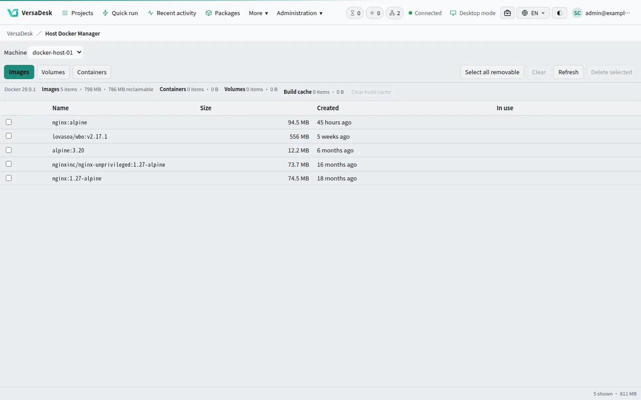 Host Docker Manager