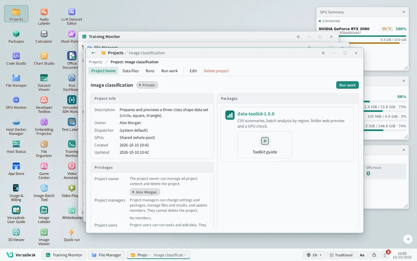 Desktop multi-window