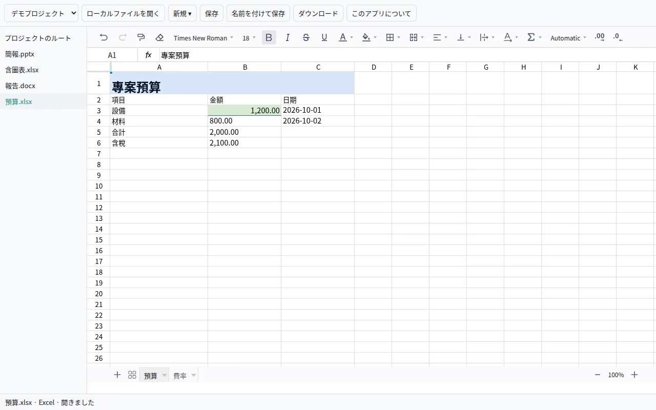 文書作業とチームでの共同作業