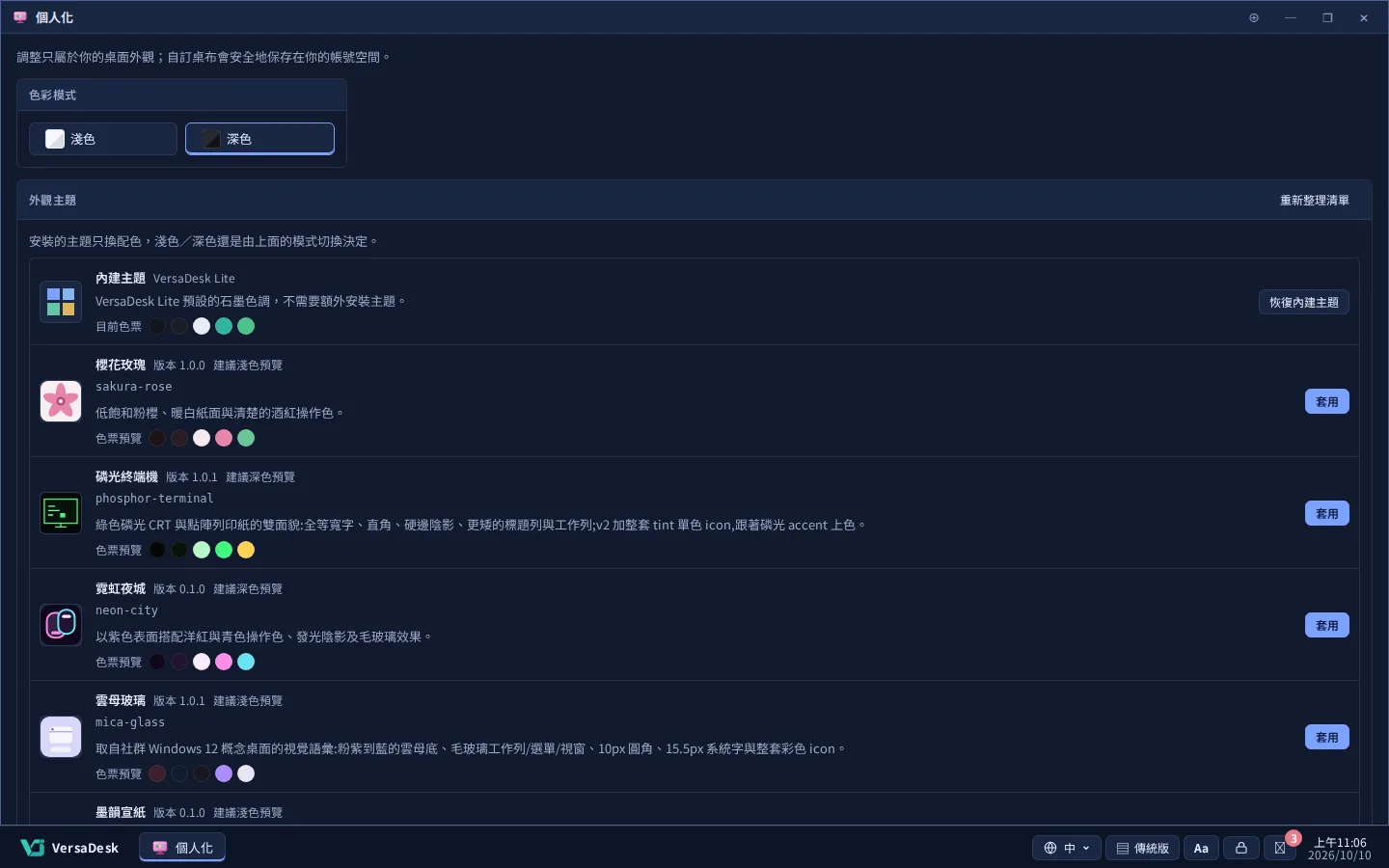 佈景試穿